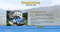 Desktop Screenshot of bummelzug-zellamsee.at